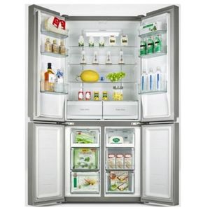 מקרר מקפיא תחתון 4 דלתות אמקור HR448GW לבן