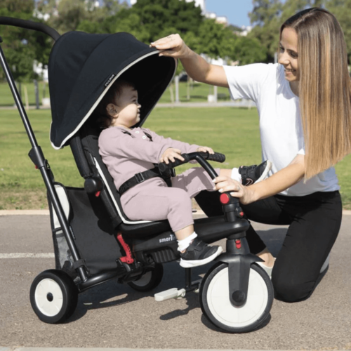 תלת אופן מתקפל STR 3 שחור SMARTRIKE