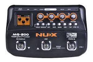 מולטי אפקט לגיטרה MG-200 NUX