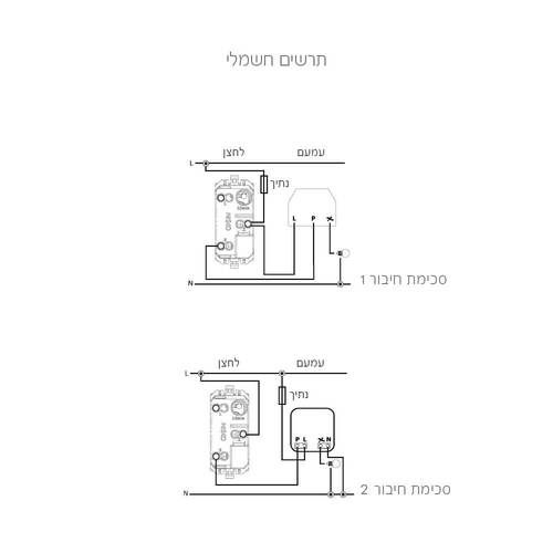דימר ניסקו חילוף סיבובי 100-500W לבן ניסקו סוויץ' Nisko 
