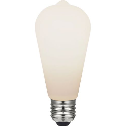 לד אגס 64 זכוכית חלבית, עמעום להט 8W 630Lm E27 CRi>95 2700-1800K יורולוקס 
