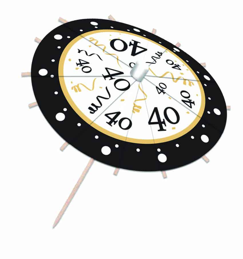 קיסם מטריה גיל 40 12 יח
