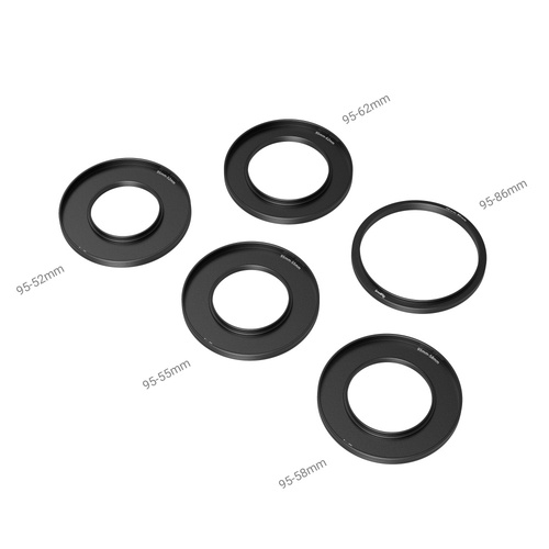 SmallRig Adapter Rings Kit (Φ52/55/58/62/86-95mm) 3383