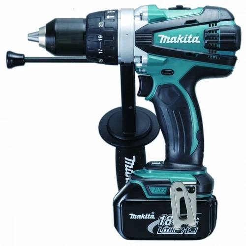 מברגה/מקדחה רוטטת נטענת + מטען + סוללת MAKITA DHP458 18V 5Ah