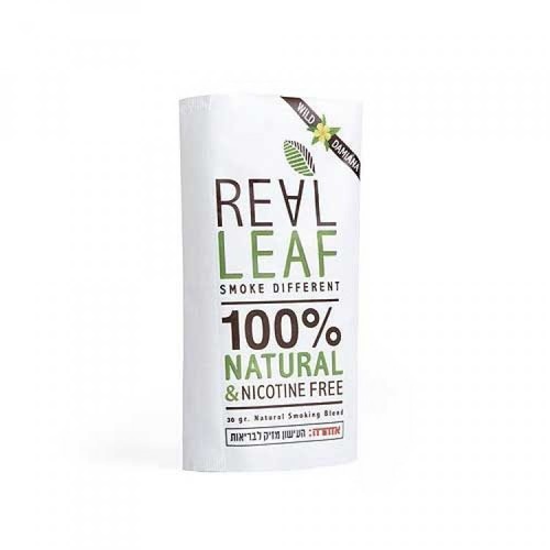תחליף טבק ללא ניקוטין ריליף דמיאנה- REAL LEAF