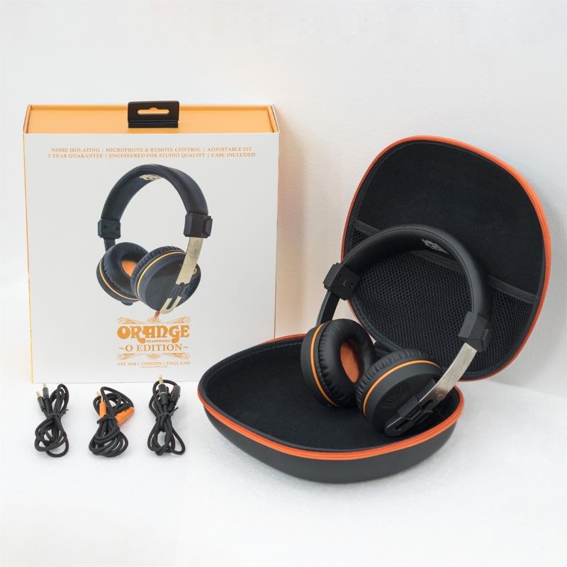 אוזניות כולל נרתיק קשיח ORANGE HP-O-EDITION