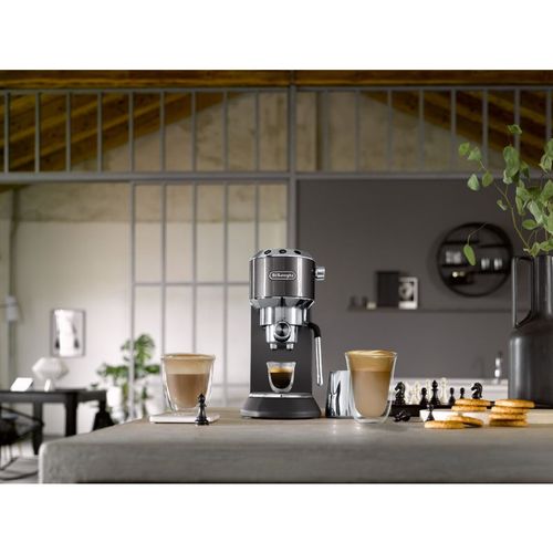 מכונת קפה אספרסו ידנית DeLonghi דלונגי דגם EC885GY