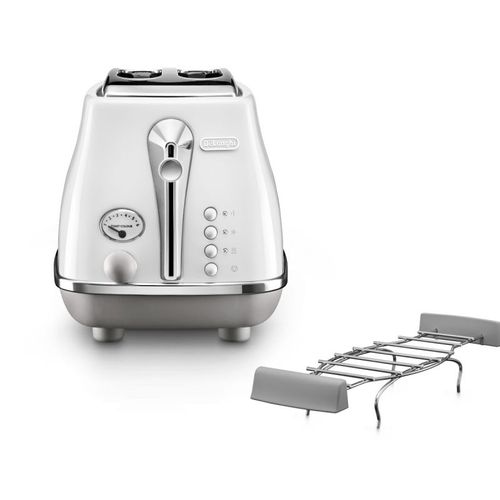מצנם 2 פרוסות לבן דלונגי DeLonghi דגם CTOC2103.W