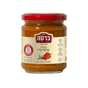 ממרח פלפל קלוי 190 גרם ברטה