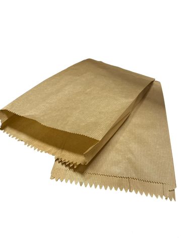 שקיות נייר חומות - מס' 1 - 100 יח'