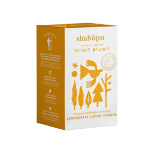 חליטת ירושלים לימונית לואיזה 18 שקיקיות פירמידה