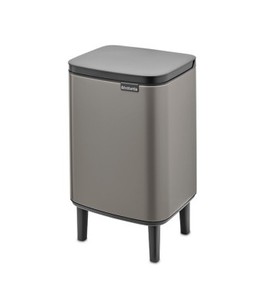 פח אשפה לשירותים BO ברבנטיה 7 ליטר, פלטינום Brabantia 