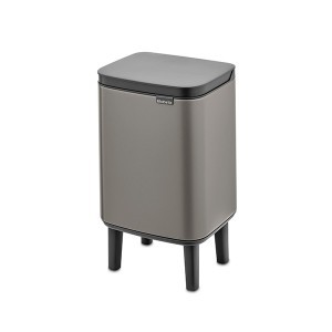 פח אשפה לשירותים BO ברבנטיה 4 ליטר, פלטינום Brabantia