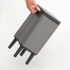 פח אשפה לשירותים BO ברבנטיה 4 ליטר, פלטינום Brabantia