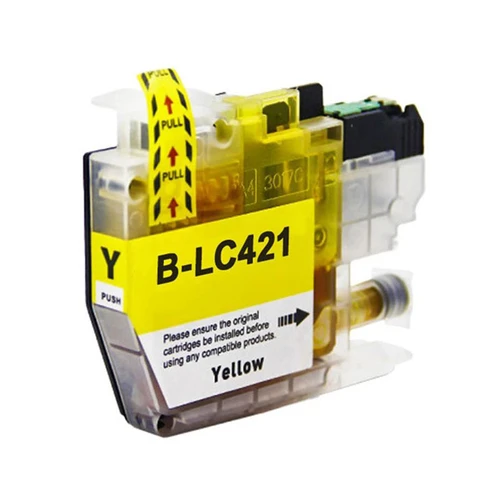 דיו צהוב תואם פרימיום Brother LC-421Y בראדר (200 דף)