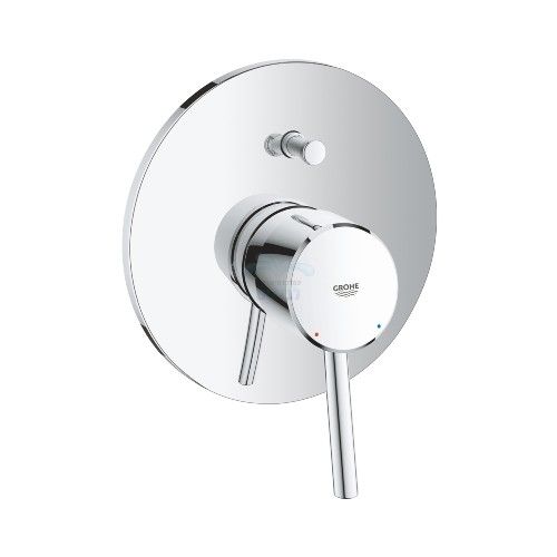 19346001 GROHE | GROHE CONCETTO | סט אינטרפוץ 4 דרך קומפלט (כולל גוף פנימי) | כרום ניקל קונצ'טו גרואה.