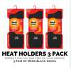 מבצע 3 גרביים תרמיות לקור וגברים HEAT HOLDER DUNLIN