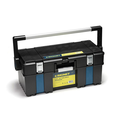 ארגז כלים + אורגנייזר “24 סגר אלומיניום דגם 054410 מבית SIGNET
