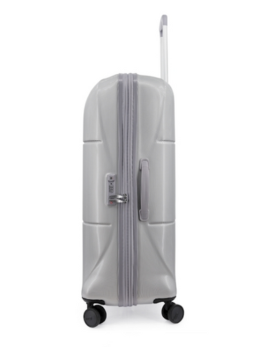 מזוודה קשיחה HIVE בצבע כסף גודל 29-  FERRINI SILVER F1