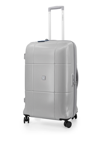 מזוודה קשיחה HIVE בצבע כסף גודל 29-  FERRINI SILVER F1