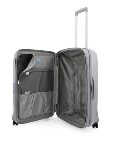 מזוודה קשיחה HIVE בצבע כסף גודל 29-  FERRINI SILVER F1