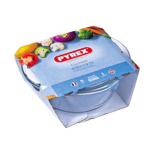סיר זכוכית עגול 1.3 ליטר פיירקס | PYREX 