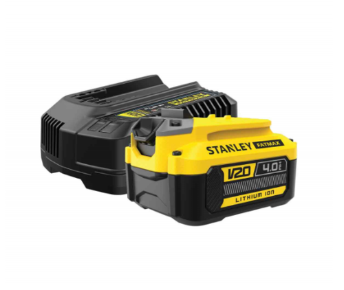 חרמש נטען 20V + סוללה + מטען STANLY BRUSHLESS 4AH