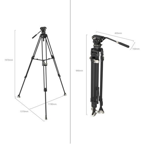 חצובת וידאו SmallRig FreeBlazer Heavy-Duty Carbon Fiber