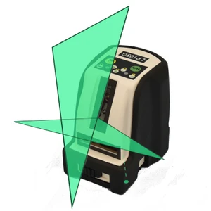 פלס לייזר קרן ירוקה לעבודות פנים וחוץ LP103G