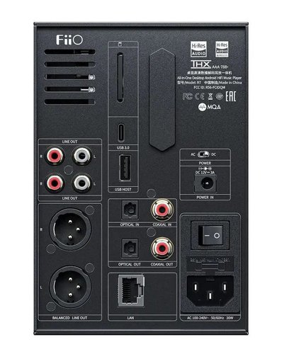 סטרימר נגן ומגבר אוזניות שולחני HI-RES דגם Fiio R7