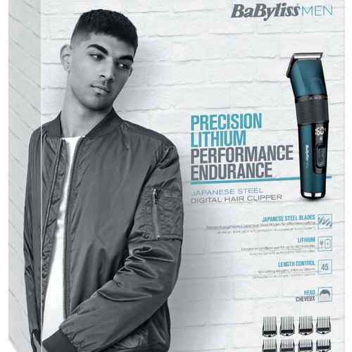 מכונת תספורת להבי פלדה בייביליס BaByliss דגם BA-E990E