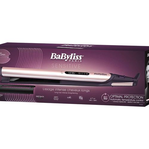 מחליק שיער עם מסרק ניתן להסרה בייביליס BaByliss דגם ST460ILE