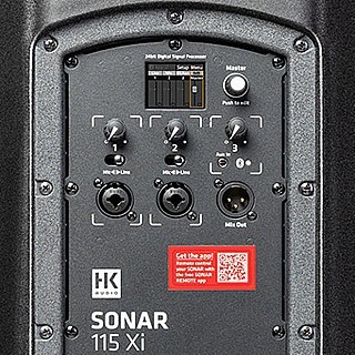 רמקול מוגבר HK Audio Sonar 115Xi עם שליטה מרחוק