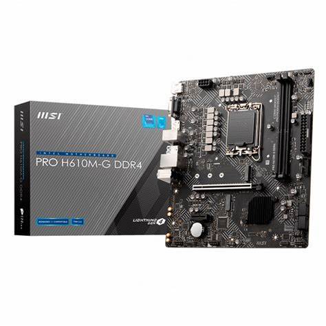 לוח MSI H610M PRO DDR4 LGA1700 2SLOT