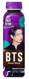 משקה BTS בטעם אמריקנו מתוק