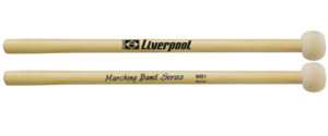 זוג מקלות לתוף מצעד MB1 Mallet marching bass מבית LIVERPOOL