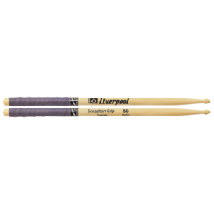 מקלות לתופים אחיזה מיוחדת Sensation Grip Series 5B Wooden Tip - Ivory מבית LIVERPOOL