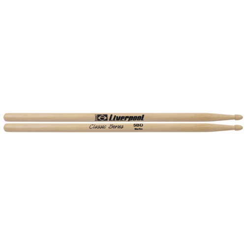 מקלות לתופים Classic Series 5B Wooden Tip מבית LIVERPOOL