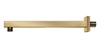 זרוע מהקיר מרובעת חמת גוון נחושת מוברשת 801521F20