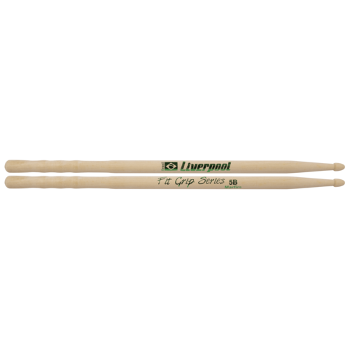מקלות לתופים Fit Grip Series 5B Wooden Tip - Ivory מבית LIVERPOOL
