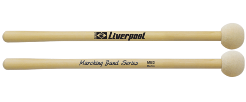 זוג מקלות לתוף מצעד MB3 Mallet marching bass מבית LIVERPOOL
