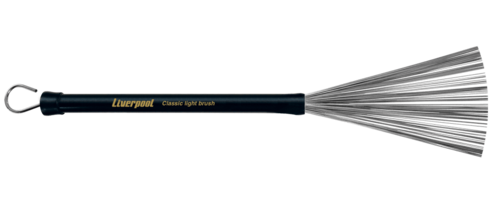 מברשות תופים VA 182 - Steel Broom w/ handle - Classic Light Brush מבית LIVERPOOL