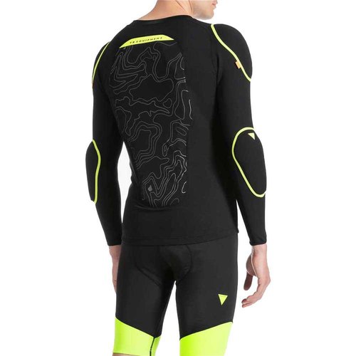 מגן גוף ארוך  שחור/ צהוב - VR EQUIPMENT MTB BODY GUARD D3O