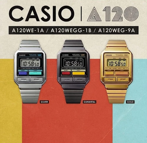 CASIO A120WEG-9A סדרה חדשה