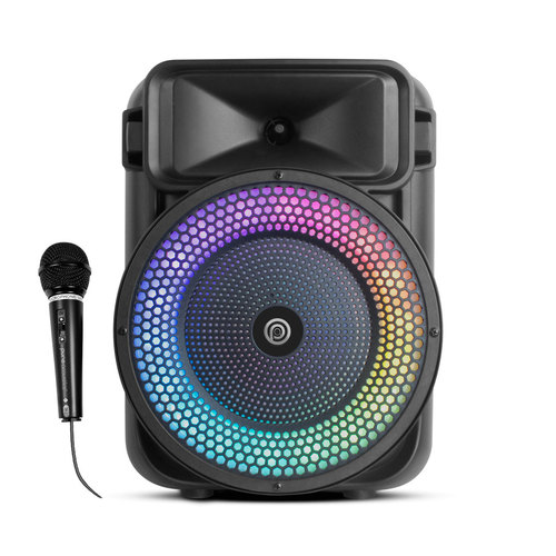 בידורית קריוקי ניידת 1100W דגם WOMB-108 מבית PURE ACOUSTICS
