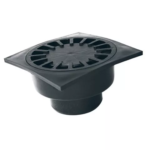 קולט גשם אנכי 200X200 יציאה 110