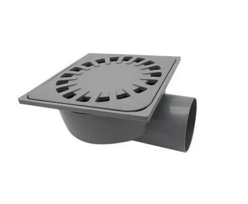 קולט גשם אופקי 250X250 יציאה 110
