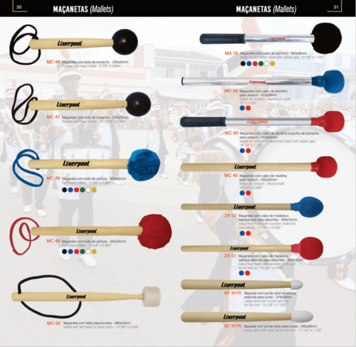 מקל מאלט Mallet aluminium shaft מבית LIVERPOOL