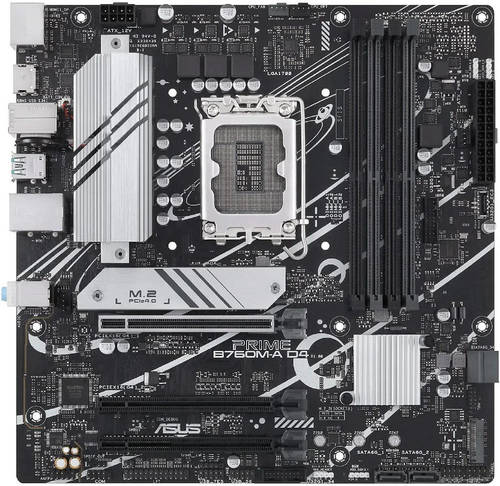 לוח ASUS B760M-A D4 LGA1700 USB3.2 GEN2 DDR4 2SLOT ARGB 90MB1D00-M0EAY0