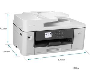 מדפסת משולבת הזרקת דיו דופלקס אלחוטי A3 BROTHER MFCJ6540DWZU1 PRINT/COPY/SCAN/FAX/WIFI